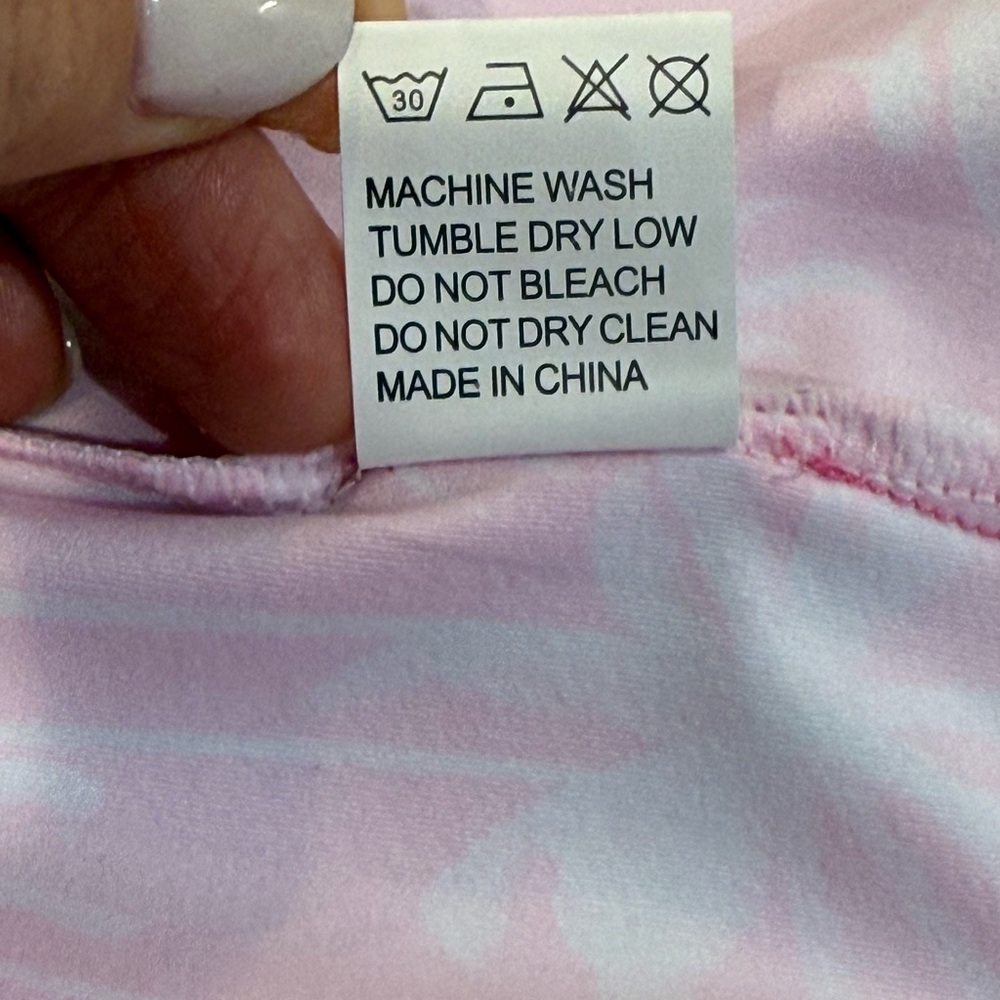 NWT Men’s SUNDAY SWAGGER Stylin pink palm tropical golf polo- Size 2XL - Picture 8 of 8